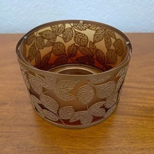 Yankee Candle Amber Leaves Shimmer Jar Candle Shade